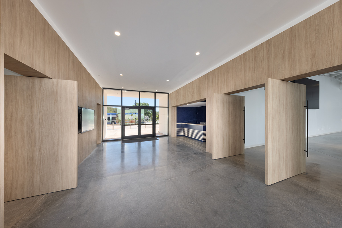 Interior design reception view of the Doral Cultural Center  Miami, FL